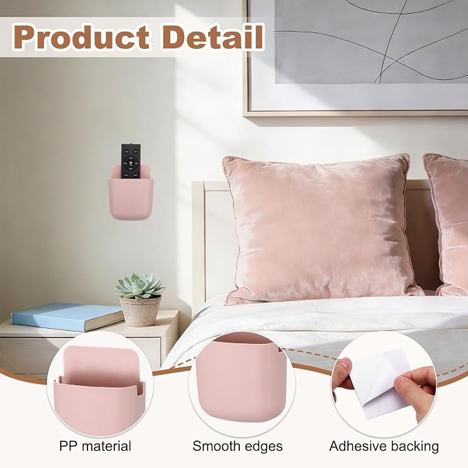 PATIKIL 2Pcs Remote Control Holder Wall Mount, Self-Adhesive TV Air Conditioner - Image 3