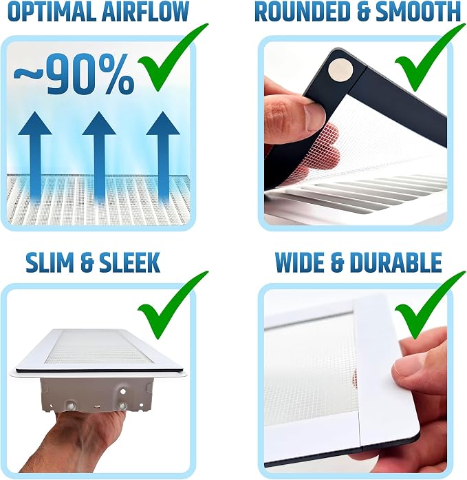 Powerful Magnetic Vent Screen Mesh Covers That Will Never Move or Fall - Image 9
