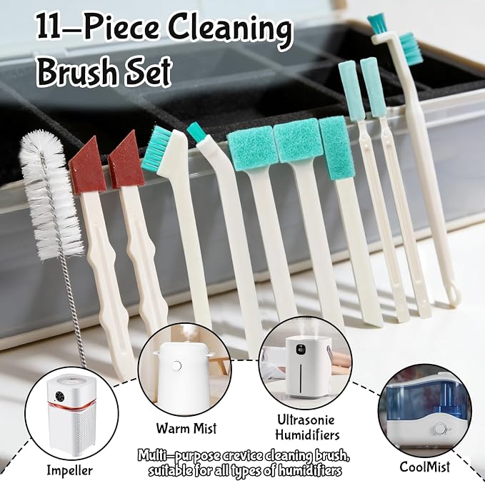 11 Pcs Humidifier Cleaner Brush Set, Small Cleaning Brushes - Image 5