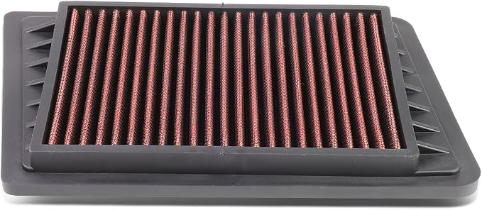 DNA Motoring AFPN-015-RD Clean Air Washable Drop In Panel Air Filter Enhance by DNAMOTORING