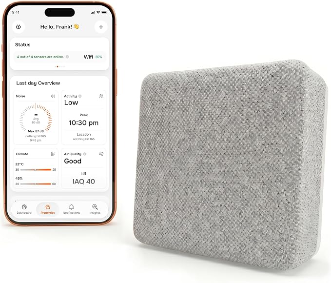 Layla Smart Home Agent 9-in-1 Smart Sensor & Air Quality Monitor | Noise & by LaylaEco