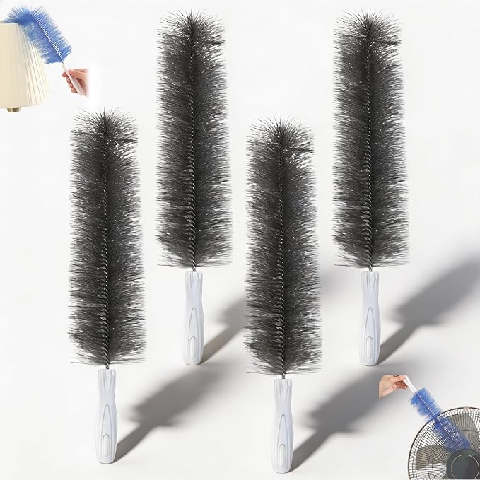 Bendable Microfiber Duster, Reusable Dust Remover, 2027 New Fan Cleaning Brush by Unknown