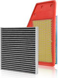 Cabin & Engine Air Filter Fit for 2018-2019 Buick Lacrosse 2.5L, 2016-2024 by Forccord