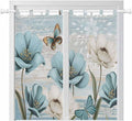 Spring Floral Living Room Curtains 84 Inch Length, Window Curtains Tab Top by Unknown