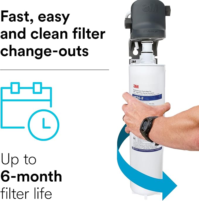 3M HF25-S High Flow Series Genuine Replacement Filter Cartridge - Image 6