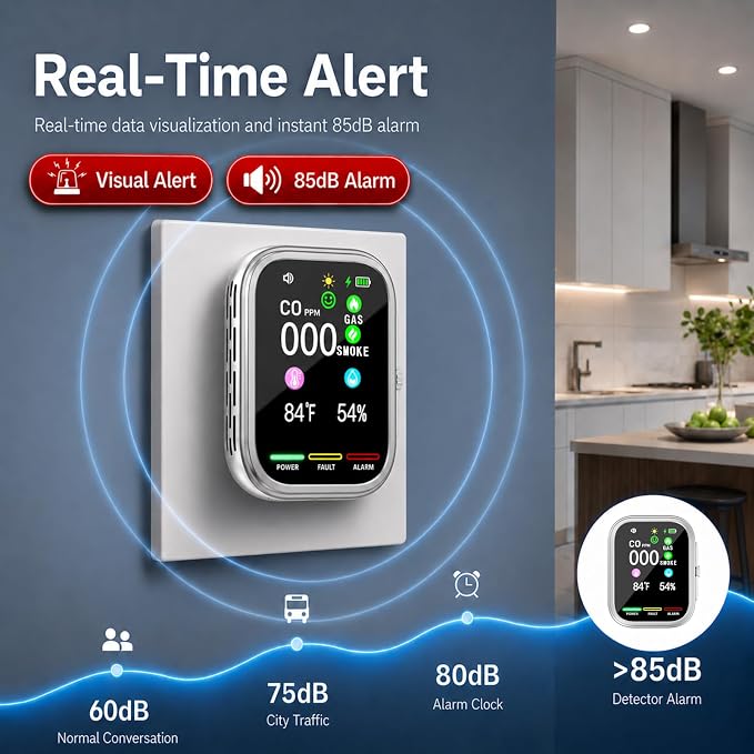 6-in-1 Plug-in Indoor Environmental Device - Image 6