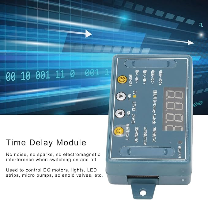 Time Delay Module DC 5V, 32 Modes LED Digital Display Regulable Timing - Image 9