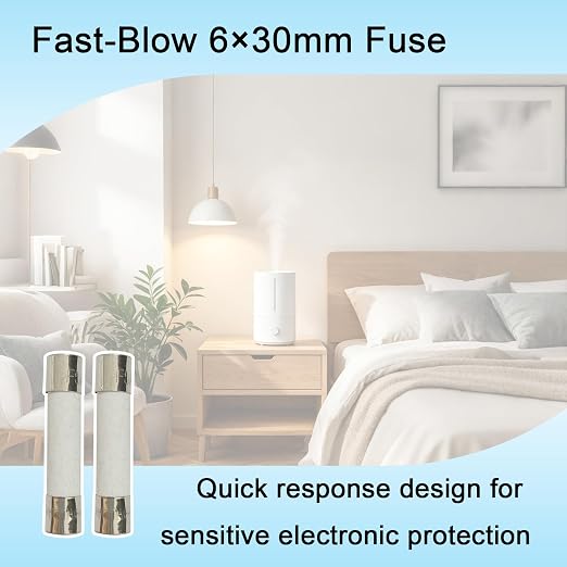 5-Pack 6x30mm 5A 250V Fuse for Small Appliances and Dryer Repair | Fast-Blow - Image 3