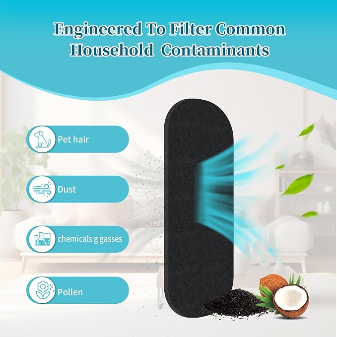 20 Pcs Ceiling Fan Filters for Blades – Fan Air Purifier Pads - Image 3