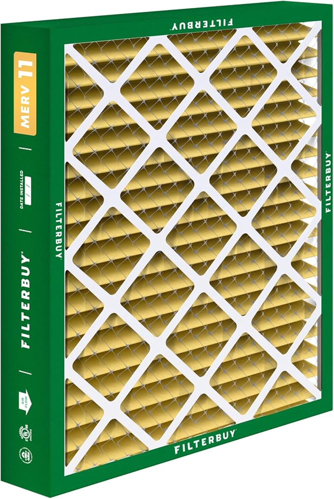 Filterbuy 20x20x5 Air Filter MERV 11 Superior Pet & Allergy Defense, Pleated - Image 9