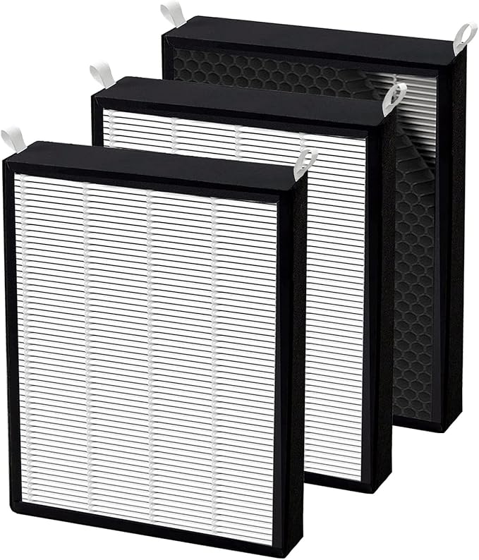 3 Pack True HEPA/Carbon Filters Replacement Compatible by Roninby