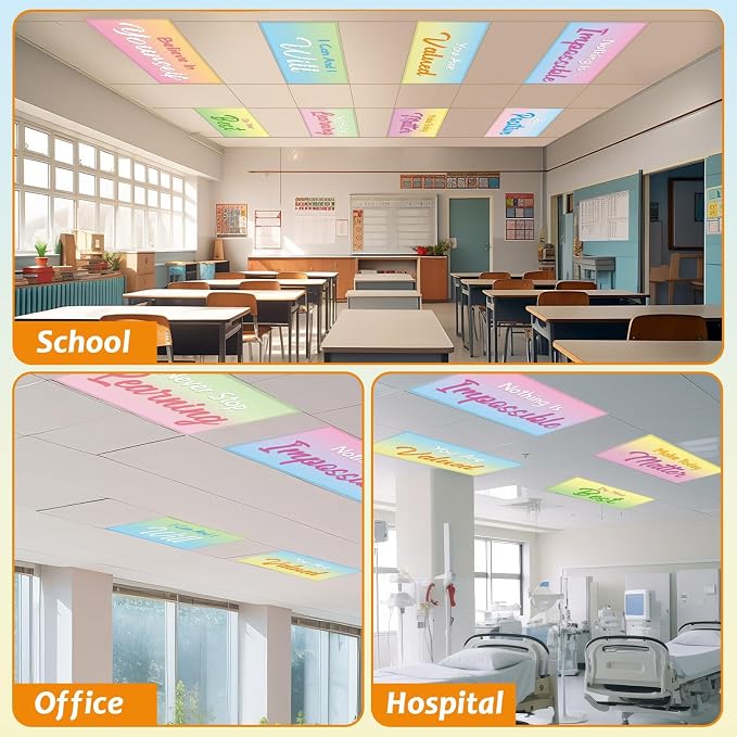 Wiooffen 6PCS Fluorescent Light Covers - Image 7