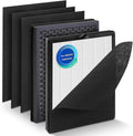 8 Pack Replacement Filter Set for AEOCKY & Cybertron Air Purifiers, Premium H13 by FltcoreFilters