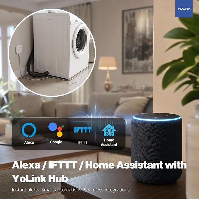 YoLink Water Leak Sensor 2, 1/4 Mile World's Longest Range Smart Home Water - Image 7