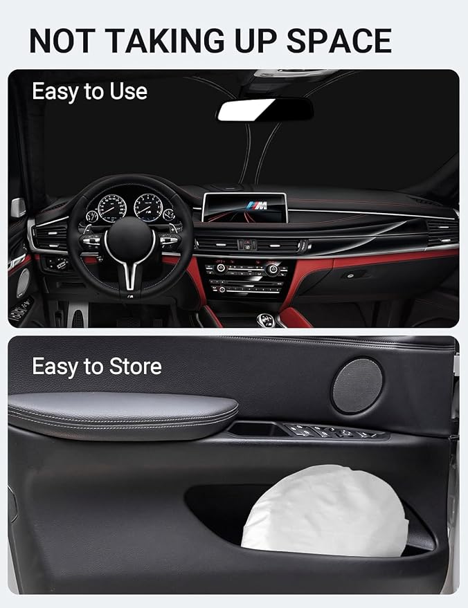 Proadsy Windshield Sun Shade for BMW X5 2014-2018 Accessories Custom Fit M - Image 9