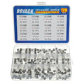 BOJACK 12 Values 120 pcs Slow Blow Glass Fuses Assortment Kit 5x20mm 250V T0.5A by BOJACK
