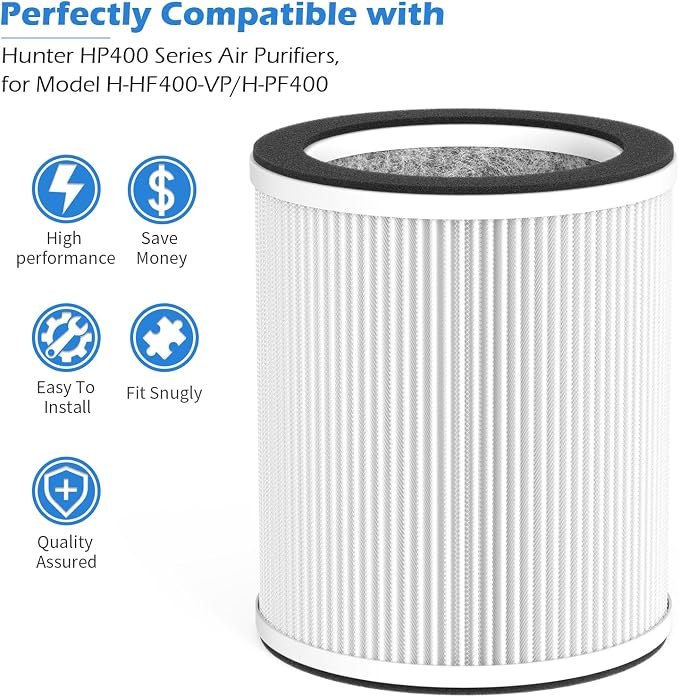 4-Pack HP400 Series Replacement Filter Compatible - Image 2