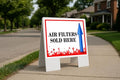 Air Filters Sold Here 4Th Of July American Flag Usa Patriotic Red Blue Stars Up by WorkHouseSigns