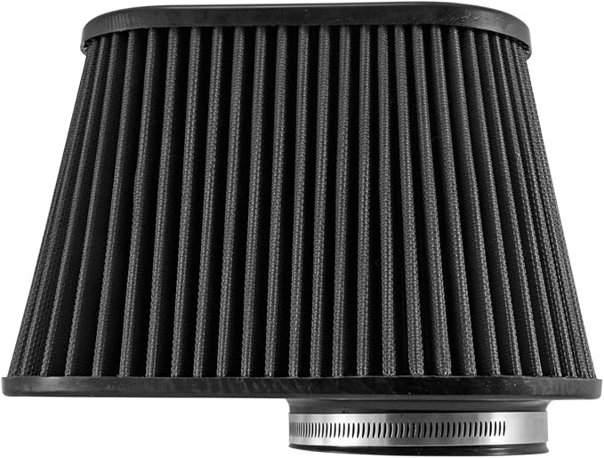 Airaid 722-128 Universal Clamp-On Air Filter: Oval Tapered; 4.5 Inch Flange ID; by Airaid