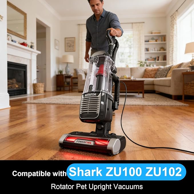 ZU102 Filters for Shark Rotator Pet Upright Vacuum ZU100 ZU102, Include 2 HEPA - Image 2