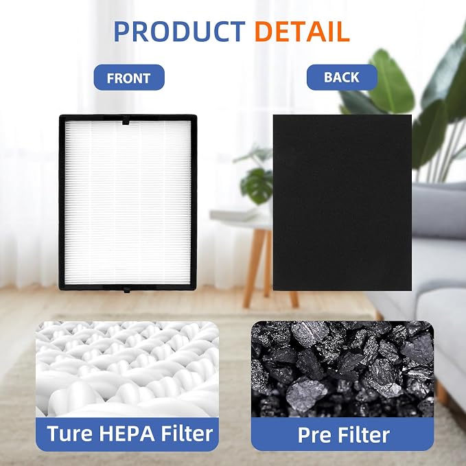 2 Pack 45i Replacement Filter for Alen Breathesmart Flex Bh400 45i Air Purifier - Image 3