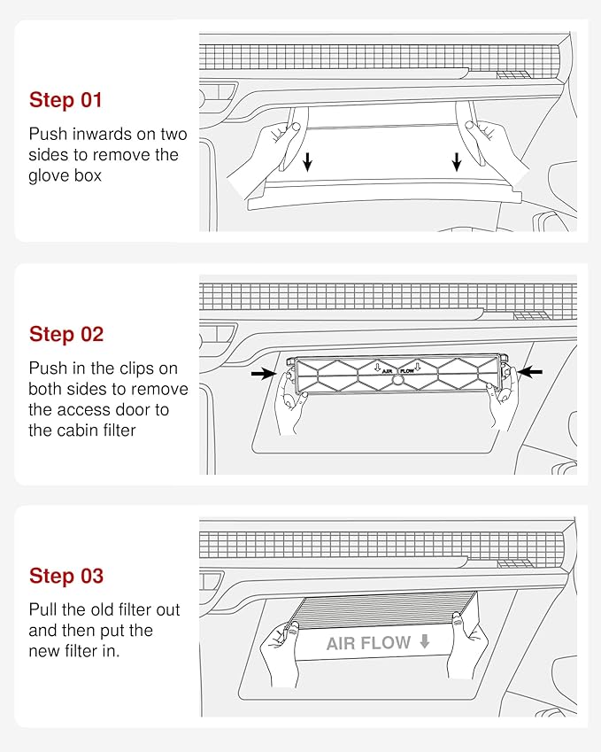 Puroma Cabin Air Filter with Activated Carbon, Replacement - Image 7
