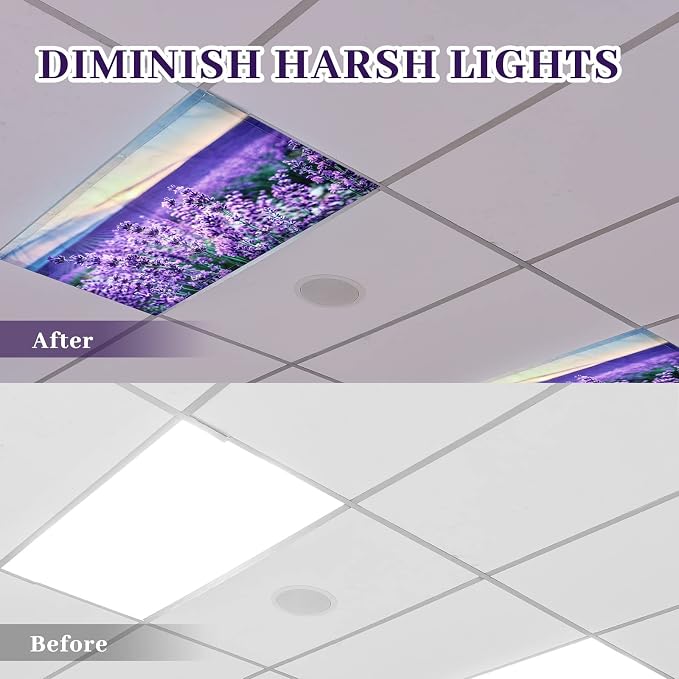 Hortsun 6 Pcs Fluorescent Light Covers - Image 3
