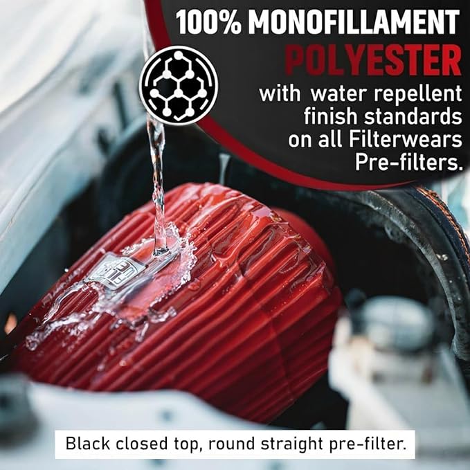 FILTERWEARS Pre-Filter F102R For SPECTRE 8131 8132 8136 8138 K&N RG-1001 - Image 4
