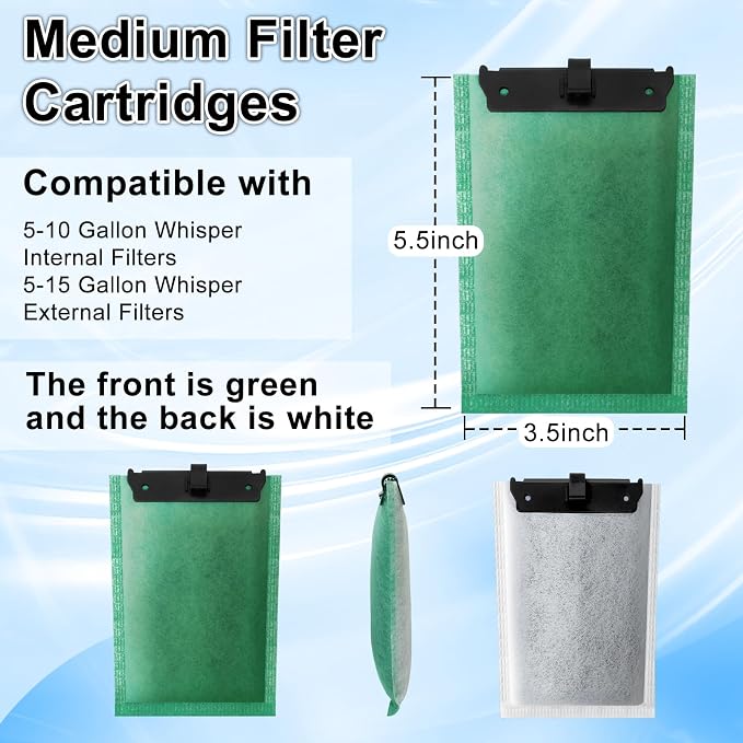 driamor 6 Pack Medium Filter Cartridges Replacement Compatible - Image 3