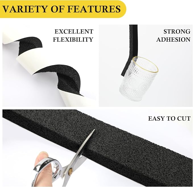 fowong Air Conditioner Window Seal 2 Inch X 1 Inch, Thick AC Weather Stripping - Image 5