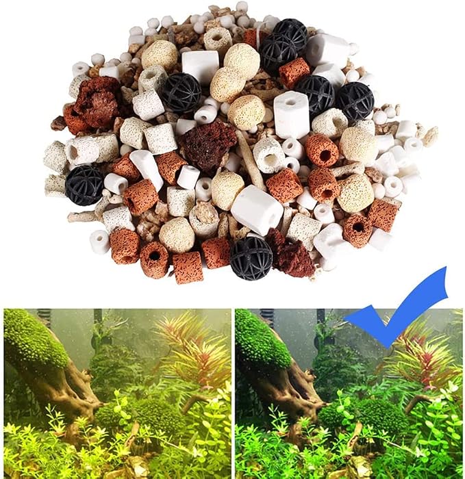 GOLDEAL Bio Balls Ceramic Rings Set, Aquarium Biological Filter Media - Image 5