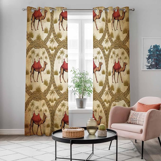2 Panel Kitchen Cafe Curtains, Window Decor Tier Curtains - Image 5