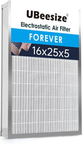 UBeesize 16x25x5 Air Filter – Fits 16x25x5 Slots, Actual Size: 15.75x24.69x4.33" by UBeesize