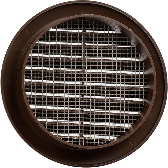 4" Inch Brown Round Air Vent Cover - Image 2