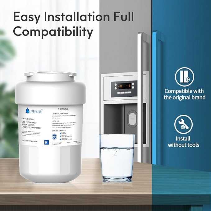Lifefilter Replacement for MWF Refrigerator Water Filters, HDX FMG-1, - Image 6