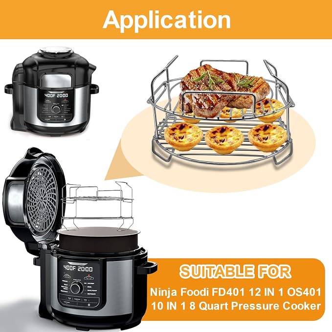 Air Fryer Replacement Parts for Ninja Foodi FD401 12 IN 1 OS401 10 IN 1 8 Quart - Image 3