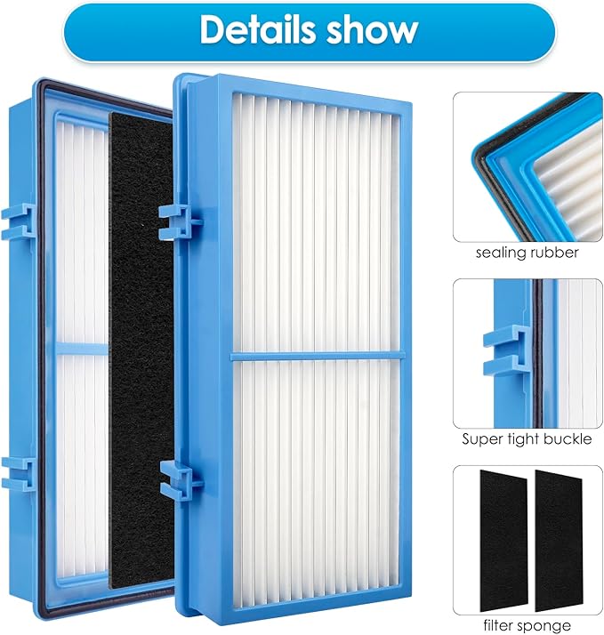 AER1 Filter 1 HEPA Filters + 2 Carbon Booster Filters Compatible - Image 6