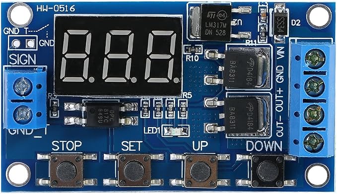 DC Timer Module, Timer Switch Module, Cycle Delay Timer Switch, Turn On/Off by Jectse