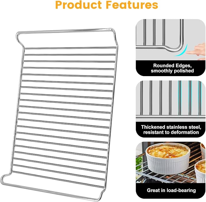 Smart Oven Rack for Breville Oven BOV900BSS, 16.5''*12.2'' Stainless Steel Air - Image 5