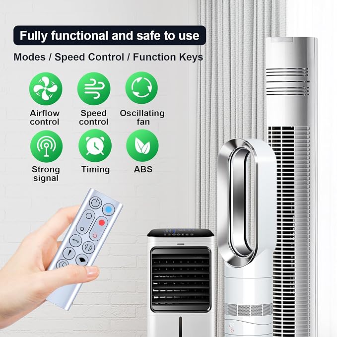 Replacement Remote for Dyson HP02 HP03 Pure Hot+Cool Fan-Silvery | Compatible - Image 4