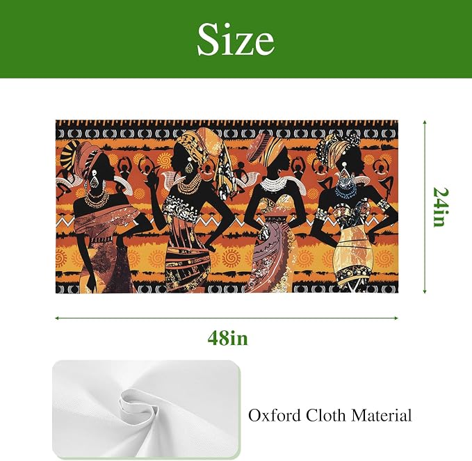 3 Pack African Women Fluorescent Light Covers Tribe Ethnic Style Traditional - Image 9
