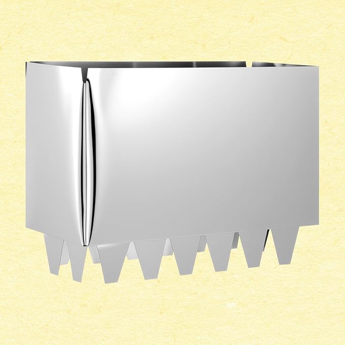 MorningRo 1 Pcs HVAC Metal Register Collar 4" x 8" x 6" Deep Installation Tabs - Image 4
