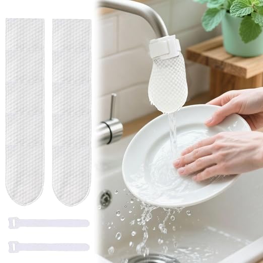 50 Pack High Density Faucet Filter, Fine Fiber Mesh Water Purifier - Image 2