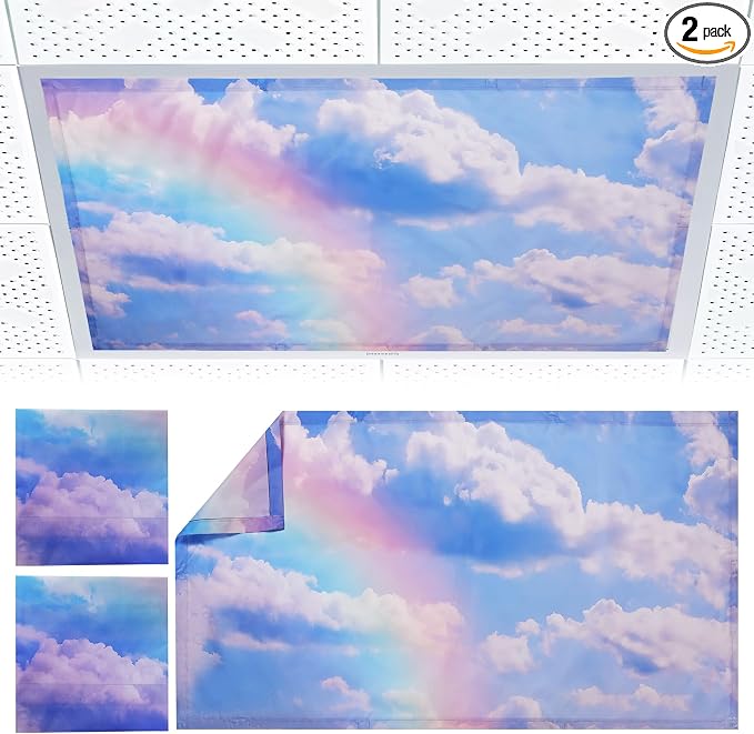 Torixqi 2pcs Fluorescent Light Covers by Torixqi