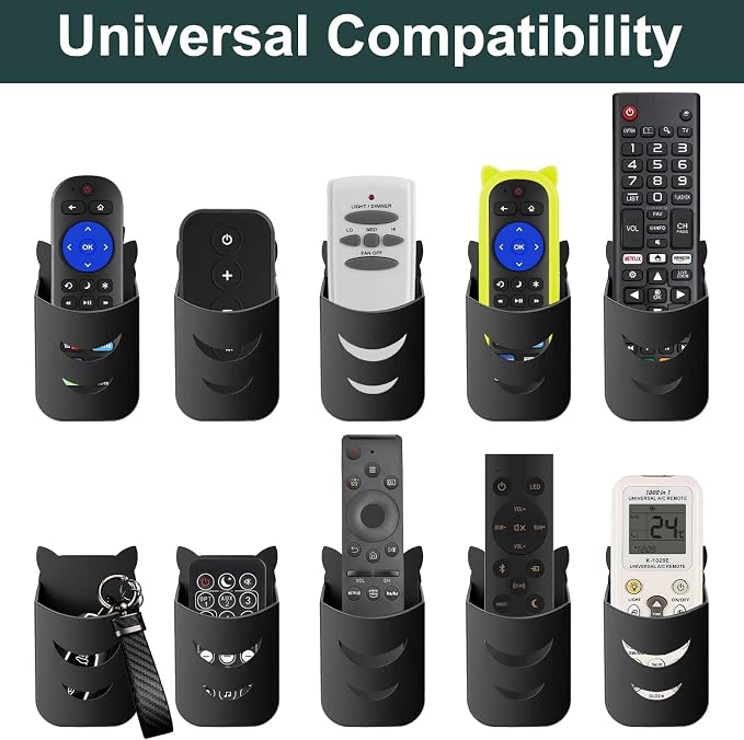 2 Pack Universal Remote Holder for Roku Remote, for LG TV, UC7078T Fan Remote - Image 3