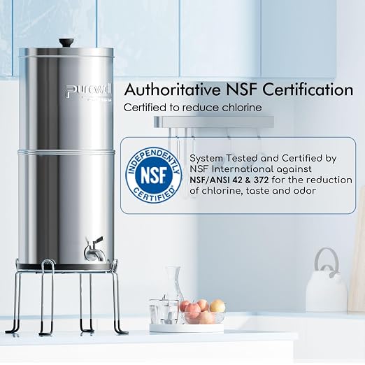 Purewell 3-Stage 0.01μm Ultra-Filtration Gravity Water Filter System, NSF/ANSI - Image 3