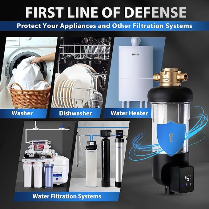iSpring WSP50ARJ, NSF Certified, Spin-Down Sediment Water Filter, Upgraded - Image 4