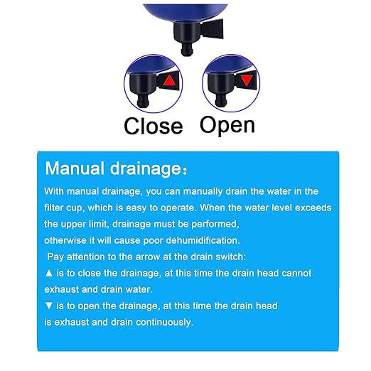 NANPU Zinc Alloy Coalescing Filter & Desiccant Dryer System, Poly Bowl - Image 2