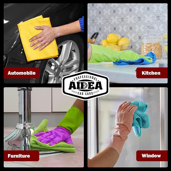AIDEA Microfiber Cleaning Cloth, Microfiber Towels - Image 5