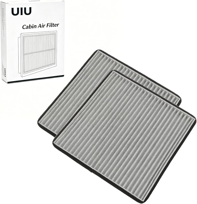 UIU 2Pcs Cabin Air Filter Fits Toyota Sienna 04-09 Prius 01-09 & More | Fits FJ by UIUPARTS